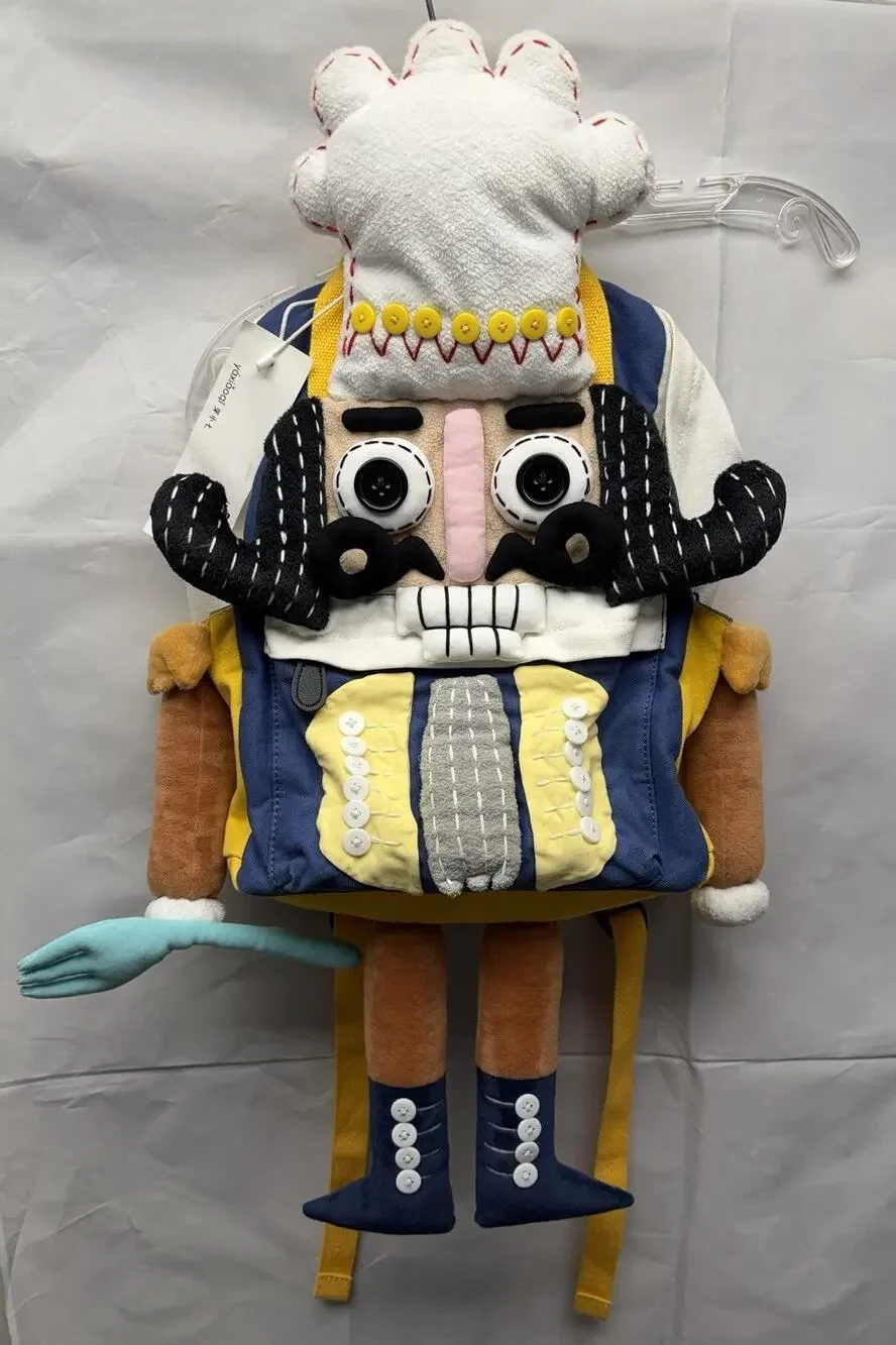 3D Nutcracker Chef Backpack Yaxiaoqi Folk Art Bag Whimsical School New